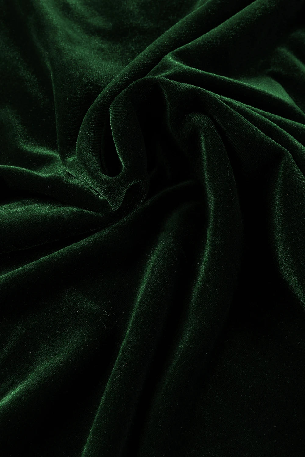 Green Mock Velvet Top