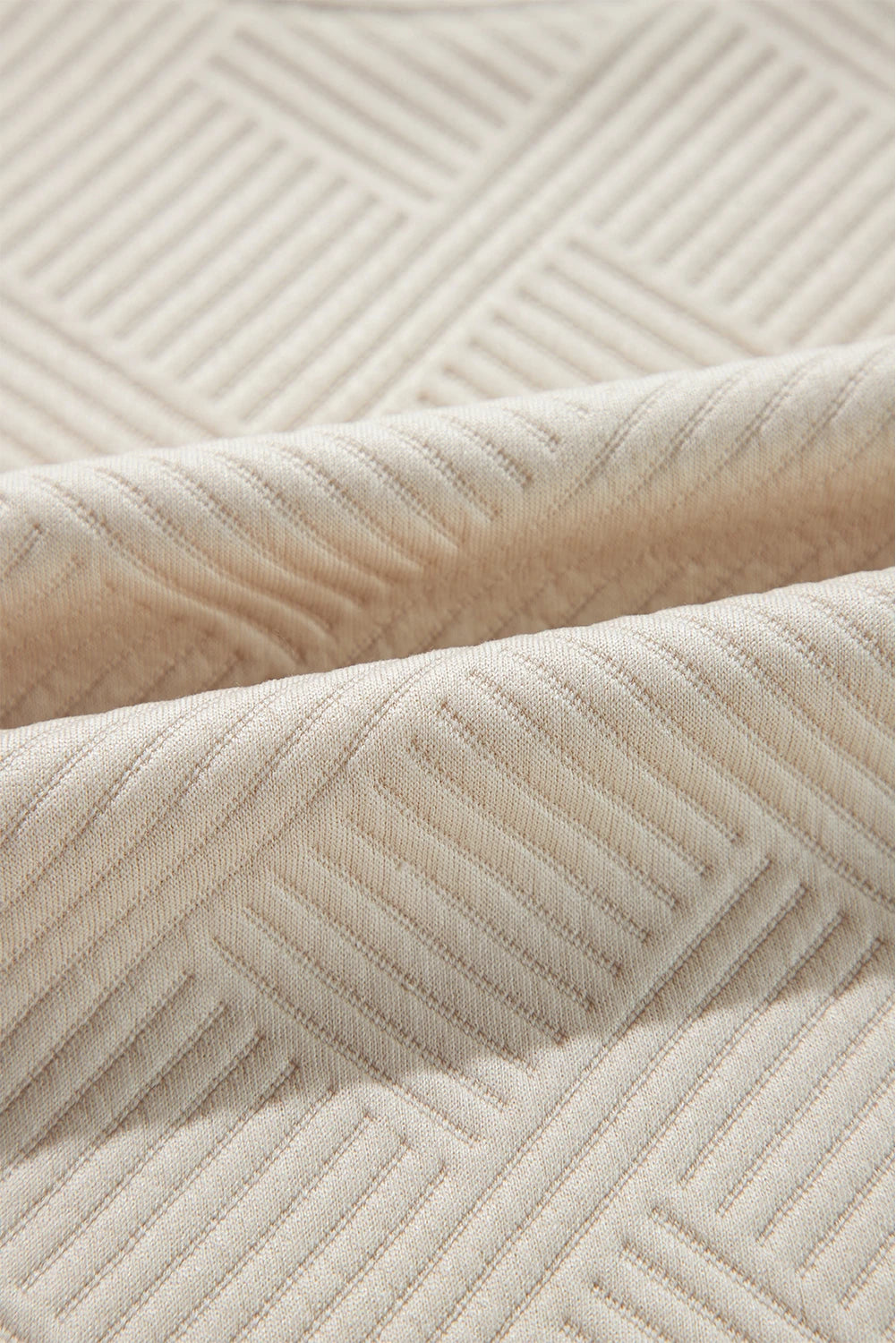 Textured Long Sleeve Dress