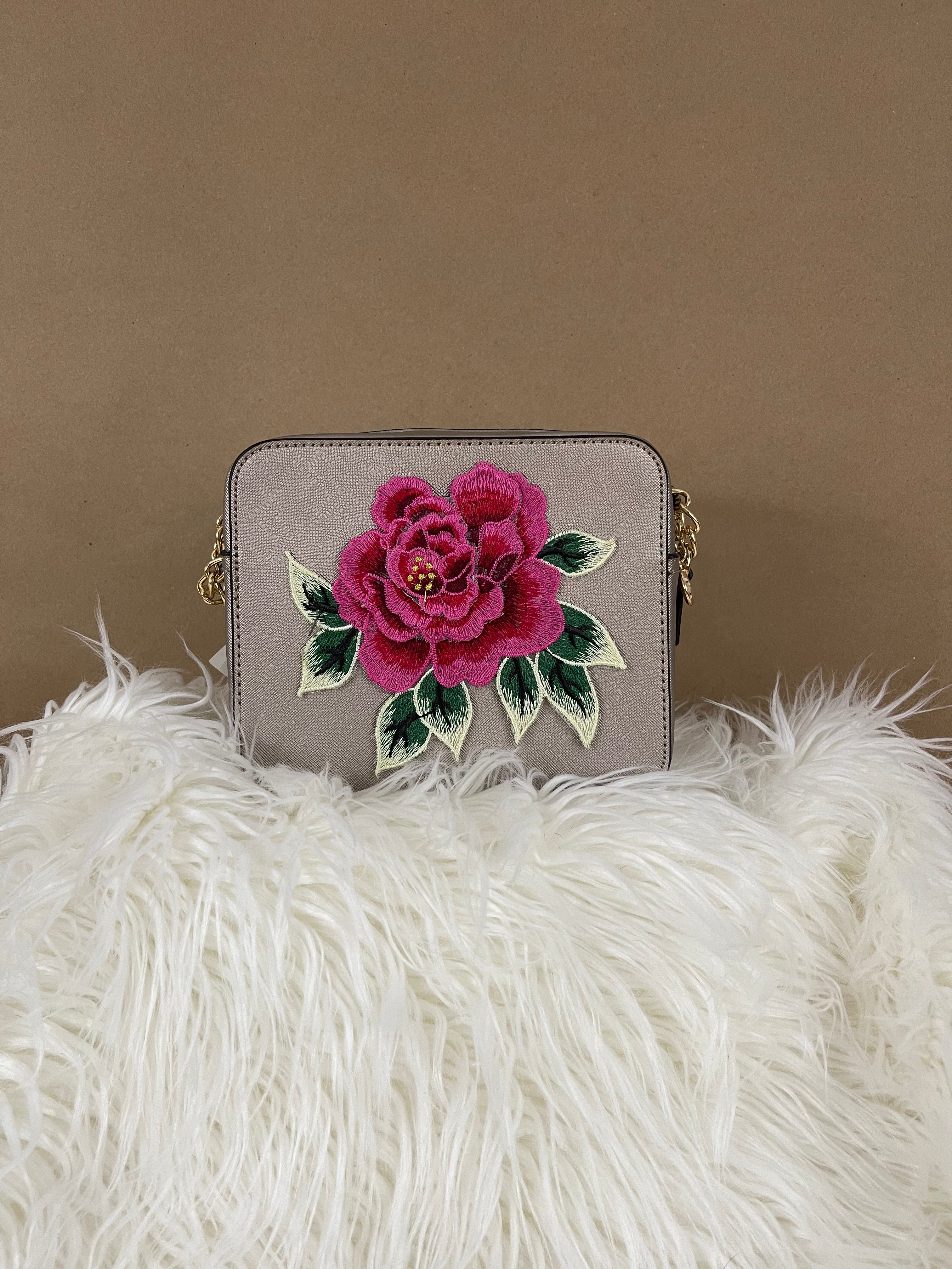Flower Embroidery Saffiano