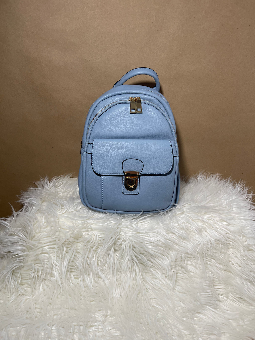 Multi-Pocket Push Lock Backpack