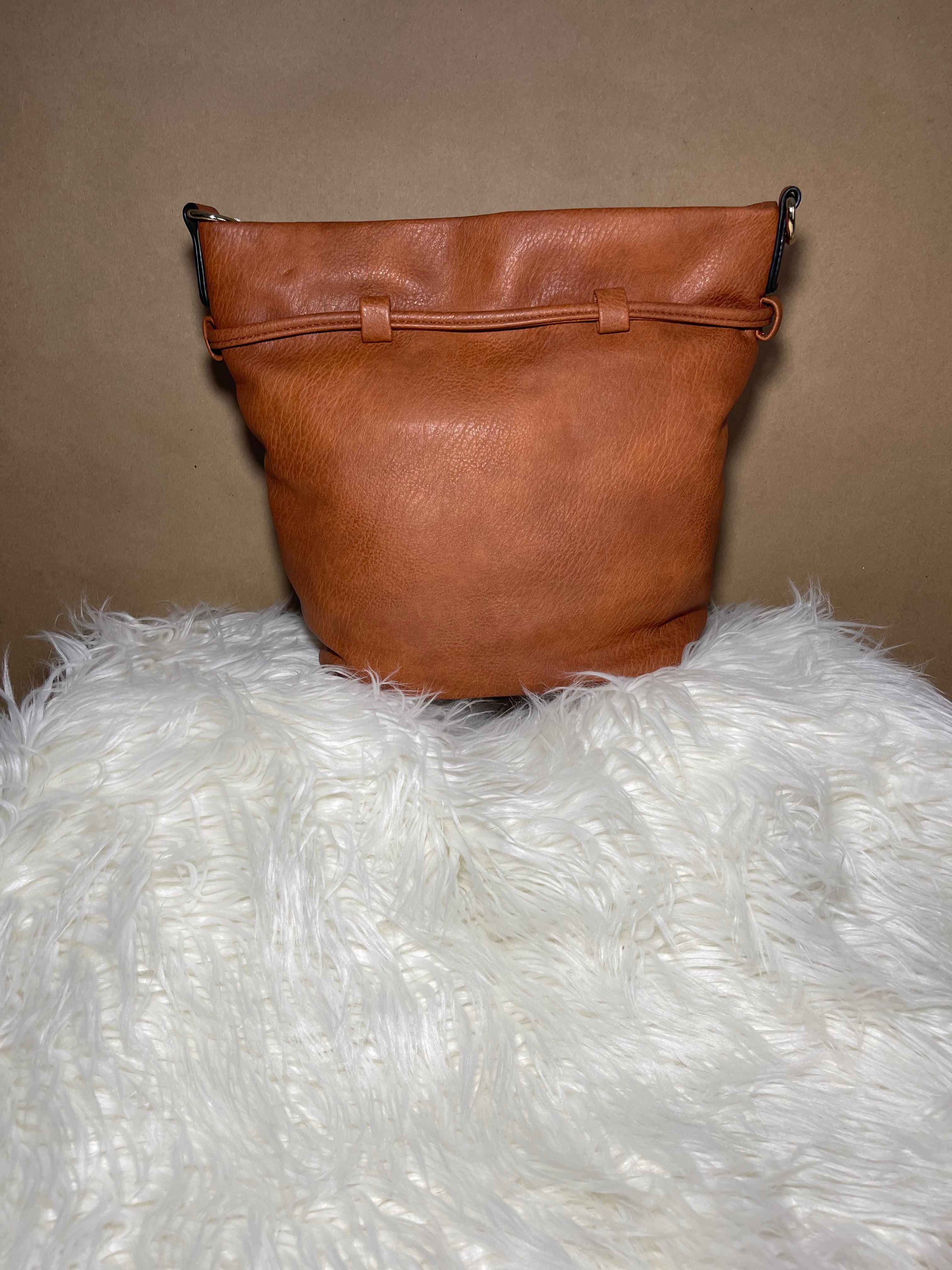 Drawstring Bucket Shoulder Satchel