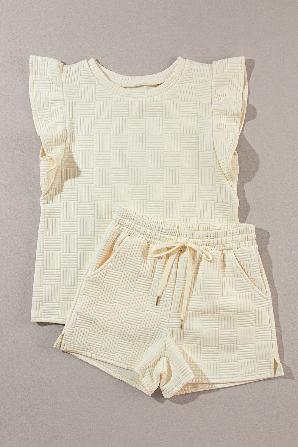 Ruffled Sleeve Tee and Short Set, 2pc.