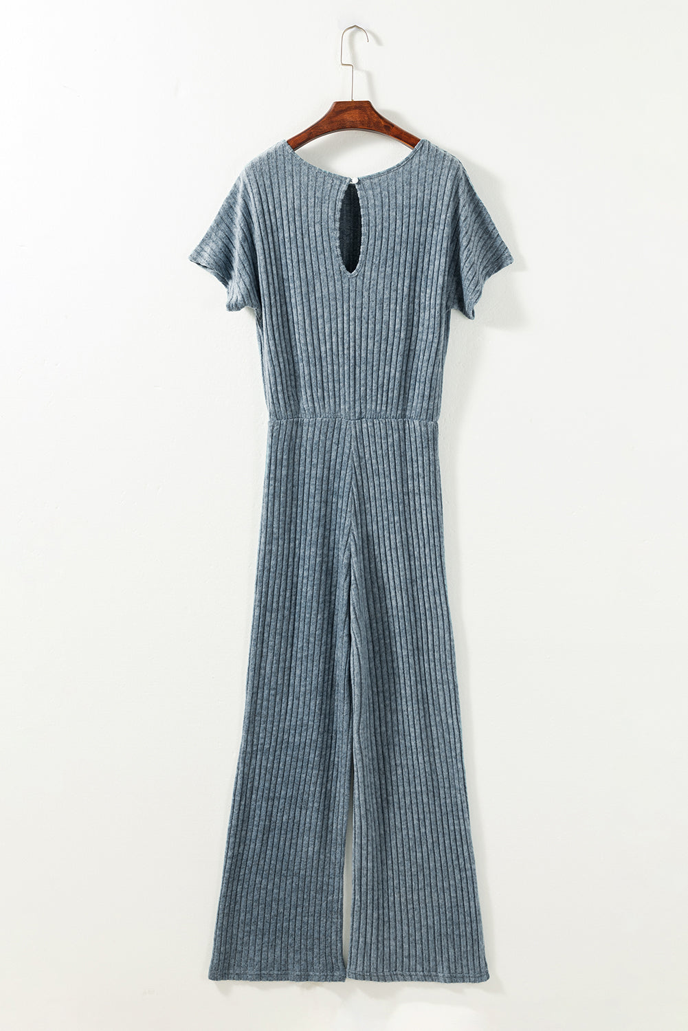 Ribbed Wide Leg Jumpsuit